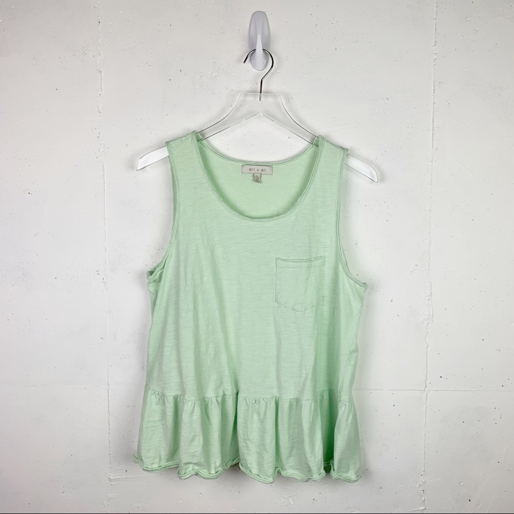 Eri + Ali (Anthropologie) Peplum Top